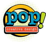 Pop! Creative Design Logo