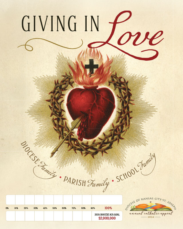 Diocese of St. Joseph-Kansas City 2024 Annual Catholic Appeal Fundraising Poster