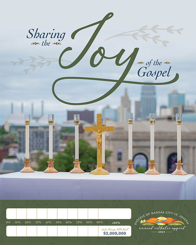 Diocese of St. Joseph-Kansas City 2025 Annual Catholic Appeal Fundraising Poster