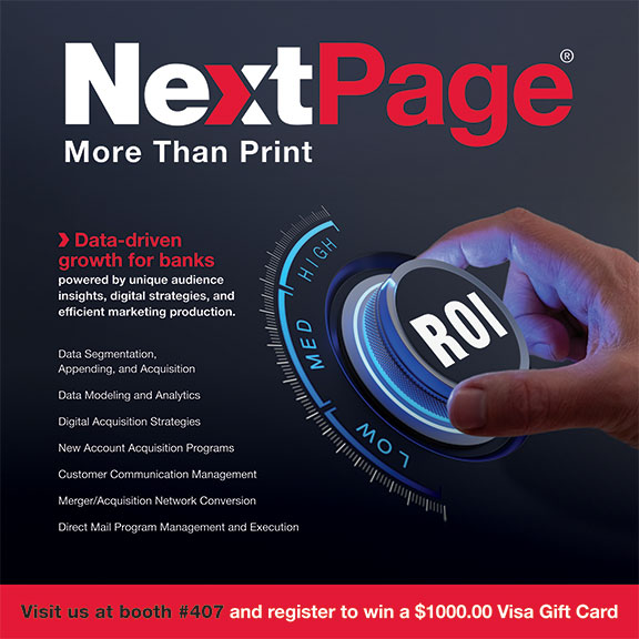 NextPage American Bankers Association Conference Foyer Advertisement