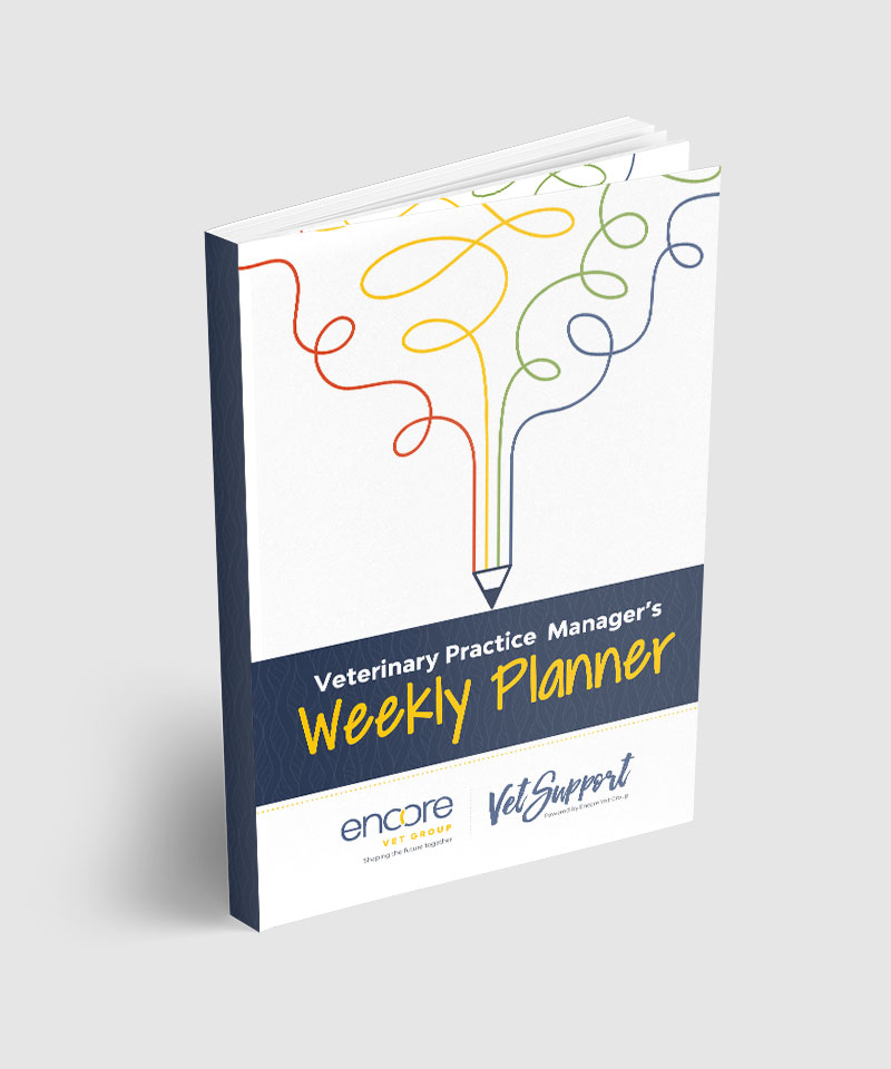 Veterinary Practice Manager's Weekly Planner